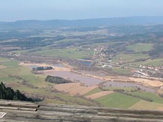 Le cours inférieur de la Meurthe